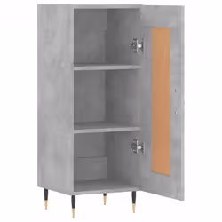 vidaXL Sideboard Cabinet Storage Cabinet Cupboard Smoked Oak Engineered Wood - concrete grey - Additional view 5