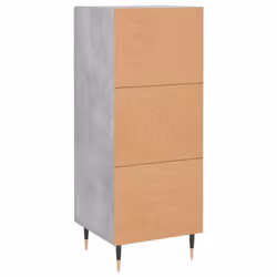vidaXL Sideboard Cabinet Storage Cabinet Cupboard Smoked Oak Engineered Wood - concrete grey - Additional view 7