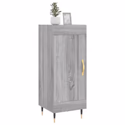 vidaXL Sideboard Cabinet Storage Cabinet Cupboard Smoked Oak Engineered Wood - grey sonoma - Additional view 2