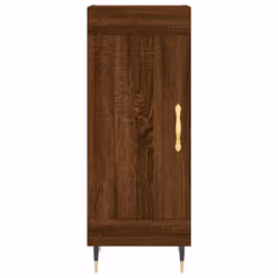 vidaXL Sideboard Cabinet Storage Cabinet Cupboard Smoked Oak Engineered Wood - brown oak - Additional view 4