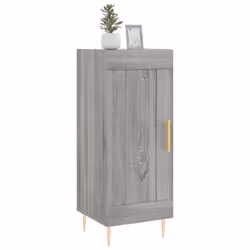 vidaXL Sideboard Storage Cabinet Side Cabinet Cupboard White Engineered Wood - grey sonoma - Additional view 2
