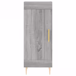 vidaXL Sideboard Storage Cabinet Side Cabinet Cupboard White Engineered Wood - grey sonoma - Additional view 4