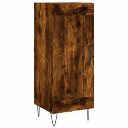 vidaXL Sideboard Storage Cabinet Side Cabinet Cupboard White Engineered Wood - smoked oak