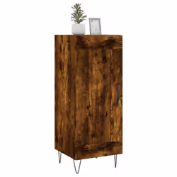 vidaXL Sideboard Storage Cabinet Side Cabinet Cupboard White Engineered Wood - smoked oak
