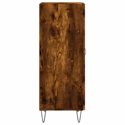 vidaXL Sideboard Storage Cabinet Side Cabinet Cupboard White Engineered Wood - smoked oak - Additional view 6