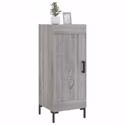 vidaXL Sideboard Storage Cabinet Side Cabinet Cupboard White Engineered Wood - grey sonoma