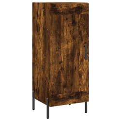 vidaXL Sideboard Storage Side Cabinet Cupboard Sonoma Oak Engineered Wood - smoked oak