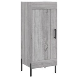vidaXL Sideboard Storage Side Cabinet Cupboard Sonoma Oak Engineered Wood - grey sonoma
