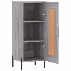 vidaXL Sideboard Storage Side Cabinet Cupboard Sonoma Oak Engineered Wood - grey sonoma