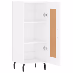 vidaXL Sideboard Storage Cabinet Side Cabinet Cupboard White Engineered Wood - high gloss white - Additional view 5