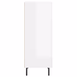 vidaXL Sideboard Storage Cabinet Side Cabinet Cupboard White Engineered Wood - high gloss white - Additional view 6