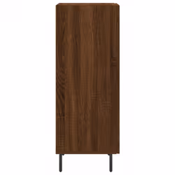 vidaXL Sideboard Storage Cabinet Side Cabinet Cupboard White Engineered Wood - brown oak - Additional view 6