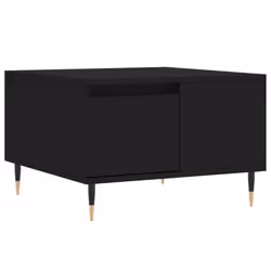 vidaXL Coffee Table Side Table Telephone Table Couch Table Engineered Wood - black
