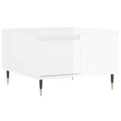 vidaXL Coffee Table Side Table Telephone Table Couch Table Engineered Wood - high gloss white
