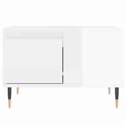 vidaXL Coffee Table Side Table Telephone Table Couch Table Engineered Wood - high gloss white - Additional view 4