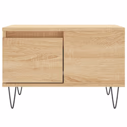 vidaXL Coffee Table Side Table Sofa Couch Tea Table White Engineered Wood - sonoma oak - Additional view 4