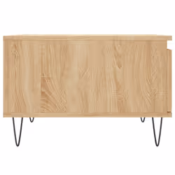 vidaXL Coffee Table Side Table Sofa Couch Tea Table White Engineered Wood - sonoma oak - Additional view 6