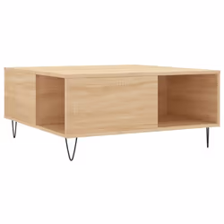vidaXL Coffee Table Side Table Sofa Couch Table Sonoma Oak Engineered Wood - sonoma oak - Additional view 5