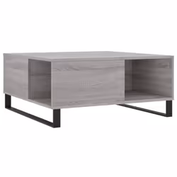 vidaXL Coffee Table Side Table Sofa Couch Tea Table White Engineered Wood - grey sonoma - Additional view 5