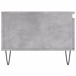 vidaXL Coffee Table Side Table Sofa Couch Table Brown Oak Engineered Wood - concrete grey - Additional view 6