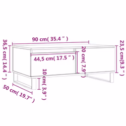 VidaXL 830812 coffee/side/end table - Additional view 5