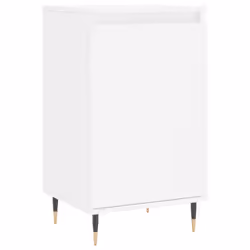 vidaXL Sideboard Storage Cabinet Cupboard Side Cabinet White Engineered Wood - white, 2 pcs - Additional view 4