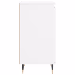 vidaXL Sideboard Storage Cabinet Cupboard Side Cabinet White Engineered Wood - white, 2 pcs - Additional view 7