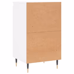 vidaXL Sideboard Storage Cabinet Cupboard Side Cabinet White Engineered Wood - white, 2 pcs - Additional view 8