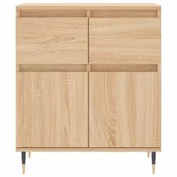 vidaXL Sideboard Storage Side Cabinet Cupboard Sonoma Oak Engineered Wood - Additional view 4