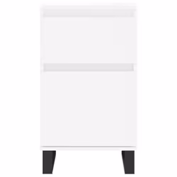 vidaXL Sideboards Storage Cabinet Cupboard 2 pcs Smoked Oak Engineered Wood - white, 1 pcs - Additional view 4