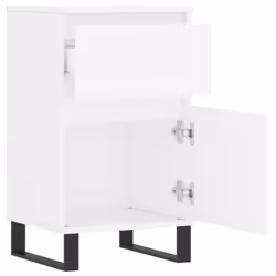 vidaXL Sideboards Storage Cabinet Cupboard 2 pcs Smoked Oak Engineered Wood - white, 2 pcs - Additional view 6