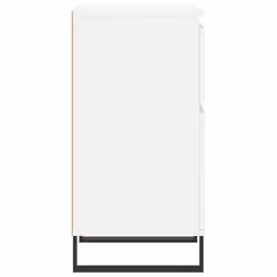 vidaXL Sideboards Storage Cabinet Cupboard 2 pcs Smoked Oak Engineered Wood - white, 2 pcs - Additional view 7
