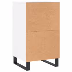 vidaXL Sideboards Storage Cabinet Cupboard 2 pcs Smoked Oak Engineered Wood - white, 2 pcs - Additional view 8