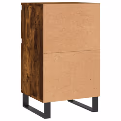 vidaXL Sideboards Storage Cabinet Cupboard 2 pcs Smoked Oak Engineered Wood - smoked oak, 1 pcs - Additional view 7