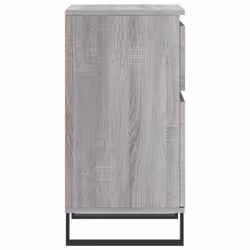 vidaXL Sideboards Storage Cabinet Cupboard 2 pcs Smoked Oak Engineered Wood - grey sonoma, 2 pcs - Additional view 7