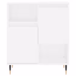 vidaXL Sideboard Storage Cabinet Cupboard Side Cabinet White Engineered Wood - Additional view 4