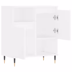 vidaXL Sideboard Storage Cabinet Cupboard Side Cabinet White Engineered Wood - Additional view 5