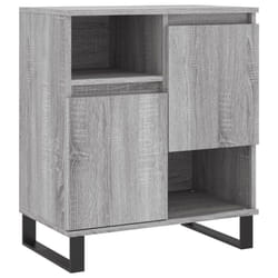 vidaXL Sideboard Storage Cabinet Cupboard Side Cabinet Brown Oak Engineered Wood - grey sonoma