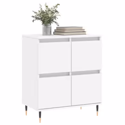 vidaXL Sideboard Storage Side Cabinet Cupboard Grey Sonoma Engineered Wood - white - Additional view 2