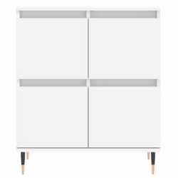 vidaXL Sideboard Storage Side Cabinet Cupboard Grey Sonoma Engineered Wood - white - Additional view 4