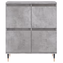 vidaXL Sideboard Storage Side Cabinet Cupboard Grey Sonoma Engineered Wood - concrete grey - Additional view 4