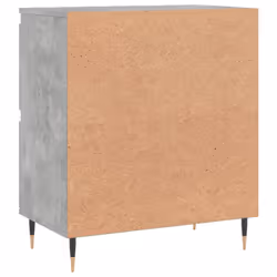 vidaXL Sideboard Storage Side Cabinet Cupboard Grey Sonoma Engineered Wood - concrete grey - Additional view 7