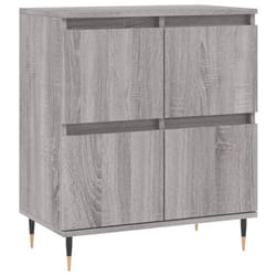 vidaXL Sideboard Storage Side Cabinet Cupboard Grey Sonoma Engineered Wood - grey sonoma