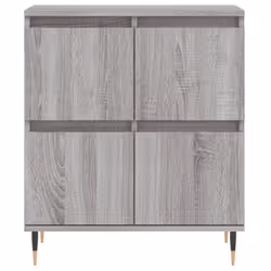 vidaXL Sideboard Storage Side Cabinet Cupboard Grey Sonoma Engineered Wood - grey sonoma - Additional view 4