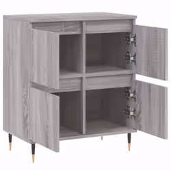 vidaXL Sideboard Storage Side Cabinet Cupboard Grey Sonoma Engineered Wood - grey sonoma - Additional view 5