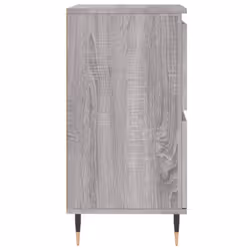 vidaXL Sideboard Storage Side Cabinet Cupboard Grey Sonoma Engineered Wood - grey sonoma - Additional view 6