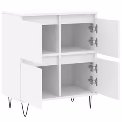 vidaXL Sideboard Cabinet Storage Cabinet Cupboard Grey Sonoma Engineered Wood - white - Additional view 5