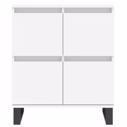 vidaXL Sideboard Storage Cabinet Side Cabinet Cupboard White Engineered Wood - white - Additional view 4