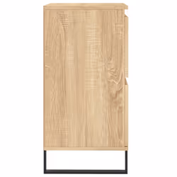 vidaXL Sideboard Storage Cabinet Side Cabinet Cupboard White Engineered Wood - sonoma oak - Additional view 6