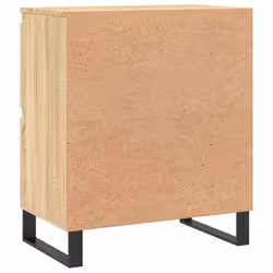 vidaXL Sideboard Storage Cabinet Side Cabinet Cupboard White Engineered Wood - sonoma oak - Additional view 7